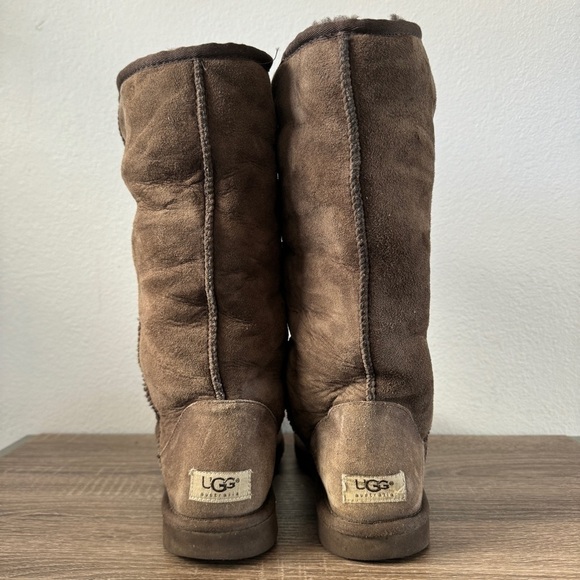 UGG Classic Tall Boots, Chocolate Brown, Size 9 - Picture 6 of 6